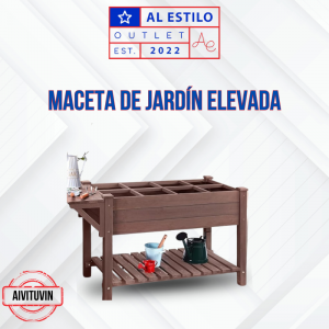 Maceta de jardín elevada AIVITUVIN