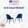 Set de sillas de comedor tipo Velvet MODWAY