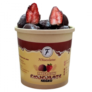 Fresas con chocolate auténtico