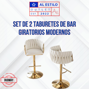 Set de sillas para bar Duomay