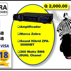 AMPLIFICAFICADOR ZEBRA