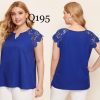 Blusa Marbella Azul Pavo