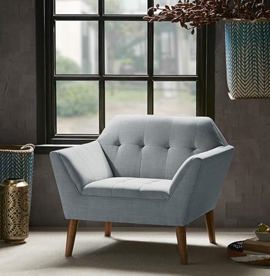 Sillon personal Newport de poliéster INK+IVY