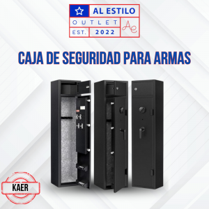 Caja de seguridad para armas KAER negro