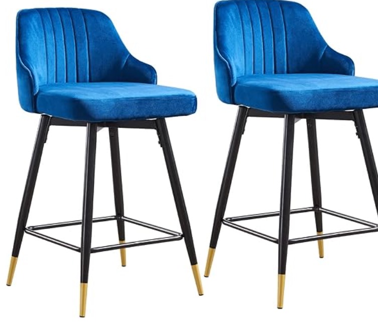 Set de 2 taburetes para bar NOPURS