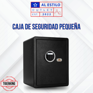 Caja de seguridad pequeña TIGERKING negro