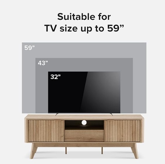 Centro de entretenimiento tipo Brooklyn MOPIO 57"