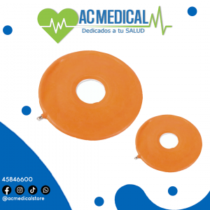 Dona de caucho naranja