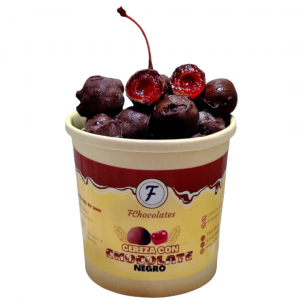 Cerezas con chocolate auténtico