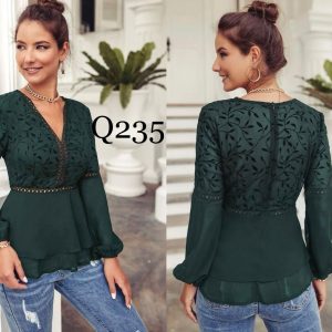 Blusa Begonia Verde