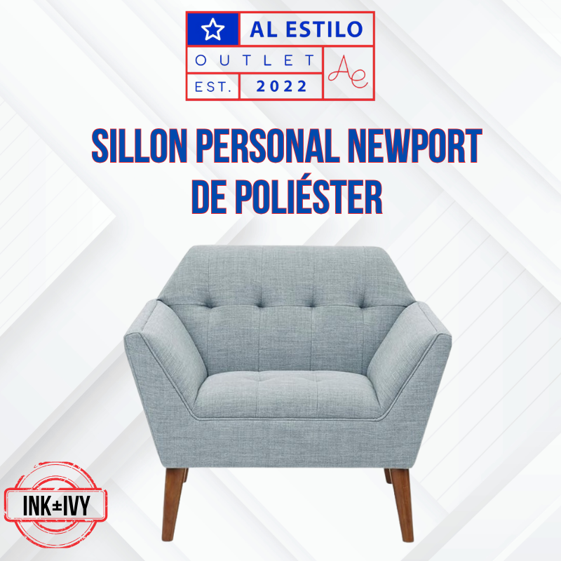 Sillon personal Newport de poliéster INK+IVY