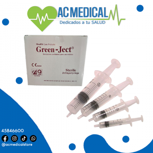 Jeringas Green-Ject diferentes medidas