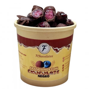 Arándanos con chocolate auténtico