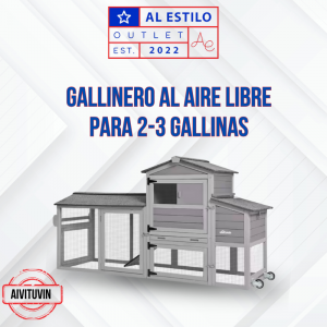 Gallinero al aire libre para 2-3 gallinas AIVITUVIN