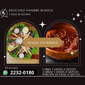 Fiambre Blanco y Mole