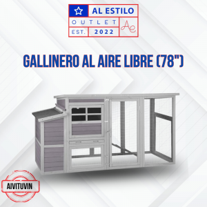 Gallinero al aire libre AIVITUVIN 78"