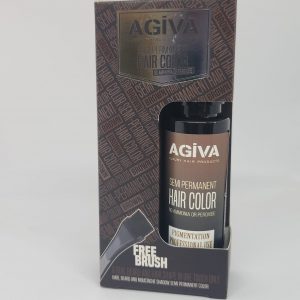 Tinte semi permanente para barba café Agiva