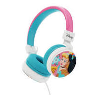 Audífonos Con Cable Xtech XTH-D274PS Con Micrófono Diseño Princesa De Disney