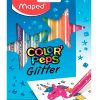 Marcador Maped Glitter Color Peps 10 colores