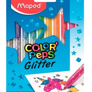 Marcador Maped Glitter Color Peps 10 colores