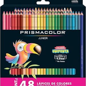 Crayones de madera Prismacolor junior caja con 48 Colores