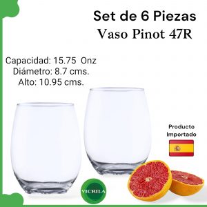 Set de Vasos Pinot 47R