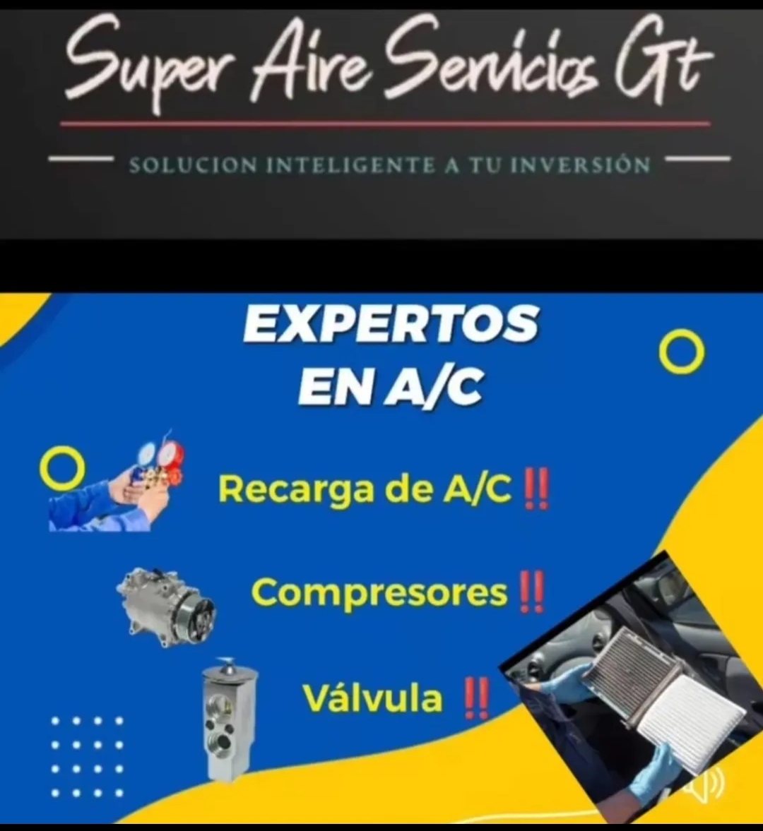 Recargas de gas Freon para autos (A domicilio)