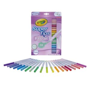 Marcadores Super Tips Crayola pastel 20 colores