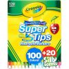 Marcadores Crayola Super Tips, 120 colores