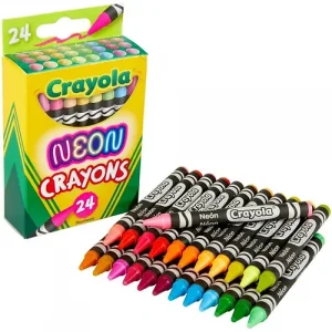 Crayola Crayon Cera Neon 24 Colores
