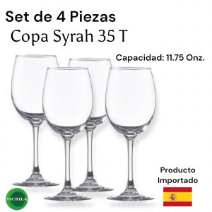 Set de Copas Syrah 35T