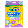 Marcadores Crayola SuperTips Pastel 12U
