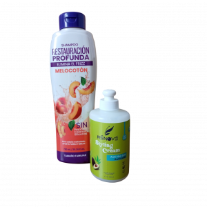 DUO SHAMPOO RESTAURACIÓN PROFUNDA 750 ml + CREMA ANTICAÍDA 300 ml