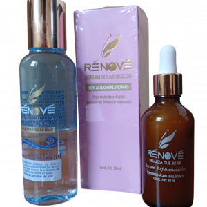 DUO RÉNOVÉ SERUM REJUVENECEDOR con Acido Hialurónico 50 ml + DESMAQUILLANTE BIFASICO 125 ml