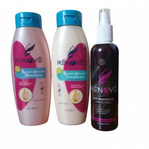 KIT LISO KERATINA + SPRAY TERMOPROTECTOR con Proteína