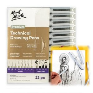 Rapidografo Para Dibujo Técnico 12 piezas