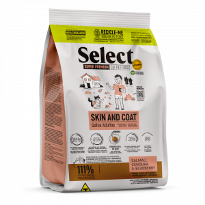 Select para gatos adultos skin and coat