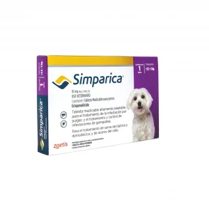 Simparica 10mg 2.5 - 5 Kg 1 tableta