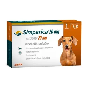 Simparica 20mg 5 - 10 Kg 1 tableta