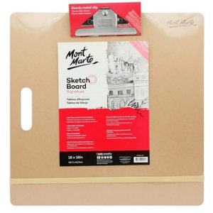 Tablero de dibujo con clip mediano Mont Marte