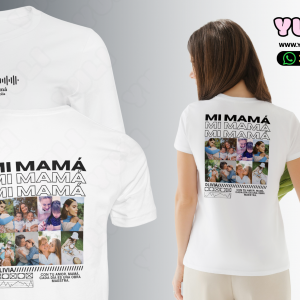 PLAYERA PERSONALIZADA PARA MAMÁ ESTILO PS36V1