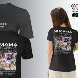 PLAYERA PERSONALIZADA PARA MAMÁ ESTILO PS36V1