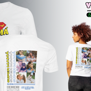 PLAYERA PERSONALIZADA SUPER MAMÁ