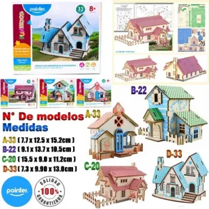 4 Rompecabezas 3D Pointer