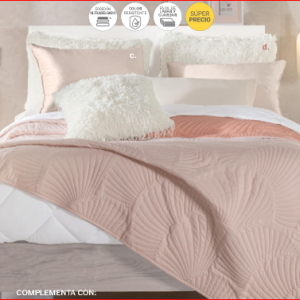 Edredon NOVO SWEET PINK matrimonial.