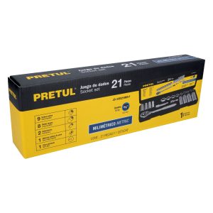 Juego de copas R 3/8 mm, Pretul.