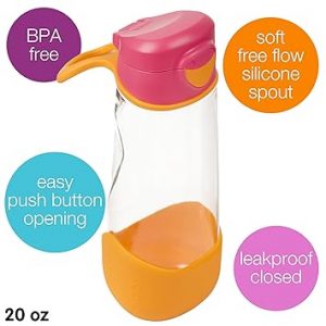 Botella deportiva con boquilla de 600 ml