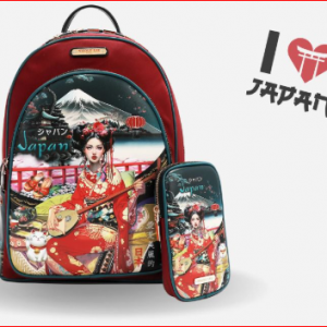 LAPTOP BACKPACK WITH USB CHARGING PORT akiko la belleza