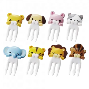 Tenedores de comida Animal Cuties