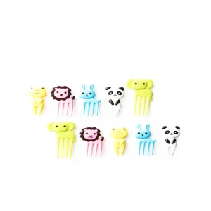 Tenedores de comida de elefantes y animales